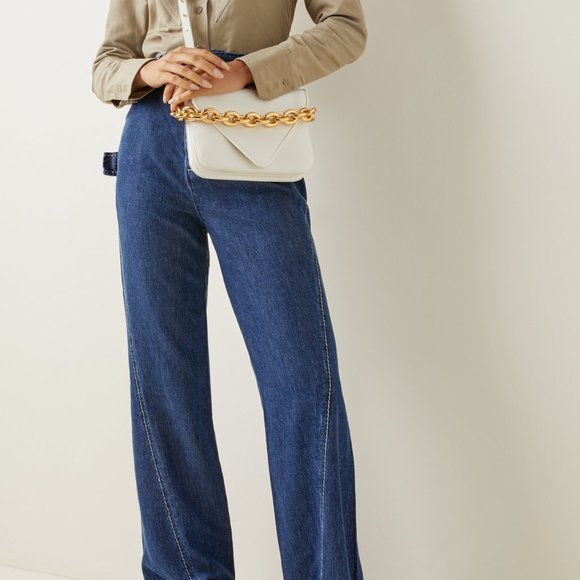 The Mount Small Leather Shoulder Bag By Bottega Veneta  Bottega Veneta The Mount Small Leather Shoulder Bag